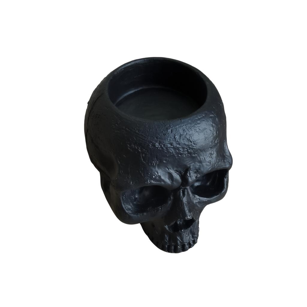 Portacandele di Halloween con Design Piangente - Supporto per Candela Gocciolante per Decorazione Domestica