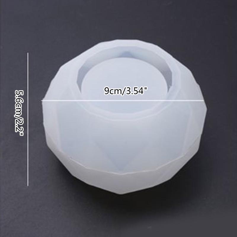 Handmade Succulent Planter Flowerpot Silicone Mold Concrete Plant Flower Pot Epoxy Resin Mold DIY Candle Holder Mould