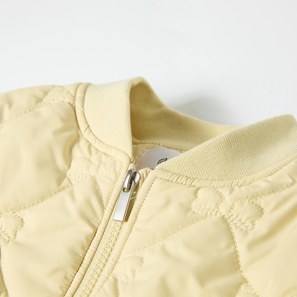 Vitality Bow Baseball Jacket - Girls' Winter Cotton Jacket