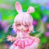ICY Fortune Days 14cm Bjd Doll - Beast Series Doll Set, Made of PVC&ABS, Perfect for Gifts, Decoration, DIY Exercise, Collection, Girl Doll (rabbit)