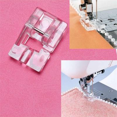 Pearl and Sequin Embroidery Presser Foot - Transparent and Flexible Design, Convenient for Sewing and Weaving