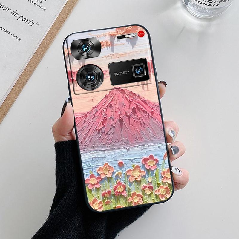 Case For nubia Z60 Ultra Black Matte Soft Silicon Phone For Nubia Z60 Ultra 5G NX721J Cover Coque Protective shell Z60Ultra