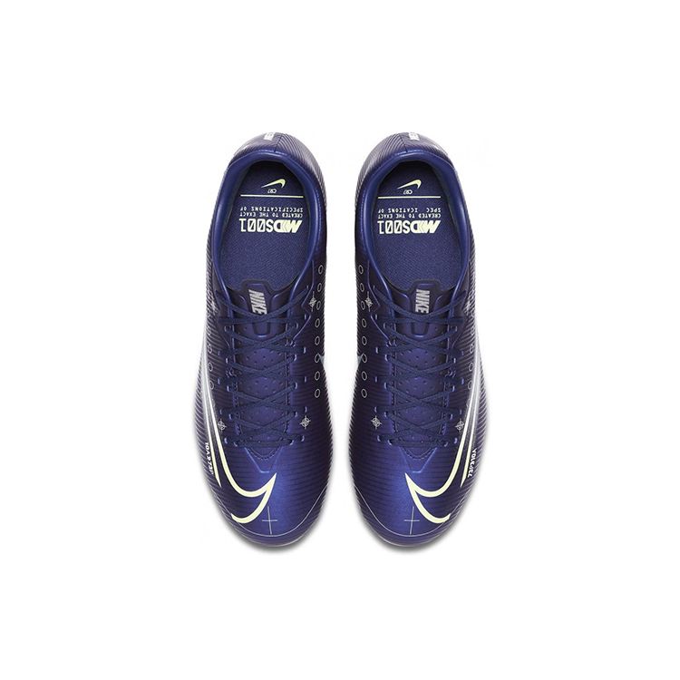 Nike Mercurial Vapor 13 Academy MDS Round Toe Lace-Up AG Men Football Shoes Dark-Blue CJ1291-401