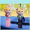 Genuine Xiaocai Chai Zodiac Car Pendant Cartoon Car Rearview Mirror Pendant Cute Internet Celebrity Car Pendant