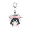 Q Version Anime Acrylic Agatsuma Zenitsu Tsuyuri Kanawo Kochou Tanjiro Nezuko Cartoon Kawaii Keychain Pendant Decor Fans Gifts