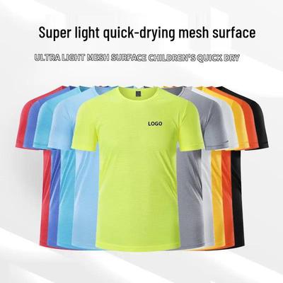 Custom Quick-Dry Marathon T-Shirt: Short-Sleeve Sports Uniform, Ideal for Running and Team Events, Logo Printable.