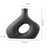 1pc Nordic Ceramic Vase Simple Flower Ornaments Home Decor Personality Plant Pot Living Room Desktop Decoration