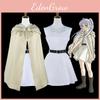Elegantes Polyester Anime Cosplay Kostüm Für Frieren Charaktere Alle Größen Verfügbar