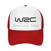 WRC World Rally Championship Mesh Baseball Cap Outdoor Sports Rally Car Racing Snapback Hat Summer Breathable Sun Visor Caps