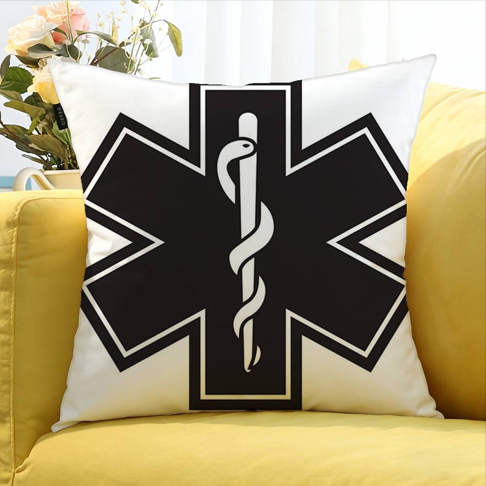 Star of Life World Various Sizes Square Pillow Case For Car Home Bedchamber Decor