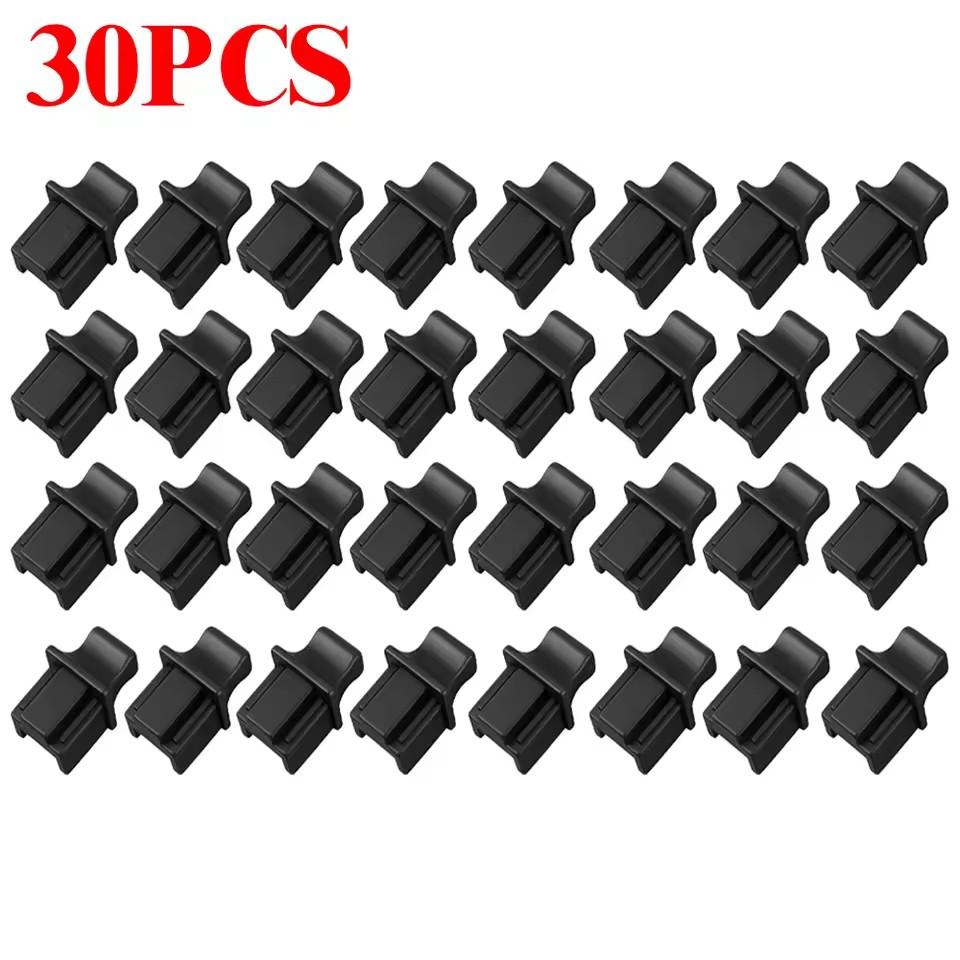 50/10PCS Silicone Stopper for Computer Router Switch Female Port Silicone Dust Plugs RJ45 Ethernet Hub Port RJ45 Protector Plug