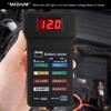 Precisions Battery Tester for 12/24V Vehicles Easy To Use Car Battery Diagnostic Tool with Voltage & Capacity Display