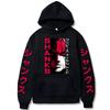 Spring Autumn Men Fashion Hoodie MONKEY D LUFFY Clothing Casual Hooded Solid Color Streetwear Male Cartoon One Piece Pullover