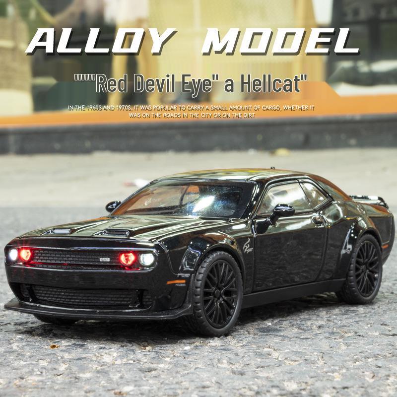 

1:Литой автомобиль 32 Alloy Hellcat GTR с звуковыми и световыми эффектами