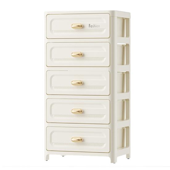 Storage Cabinet Strong Load-Bearing Heavy Duty Storage Organizer with Pulley Design Bedroom Living Room Decor