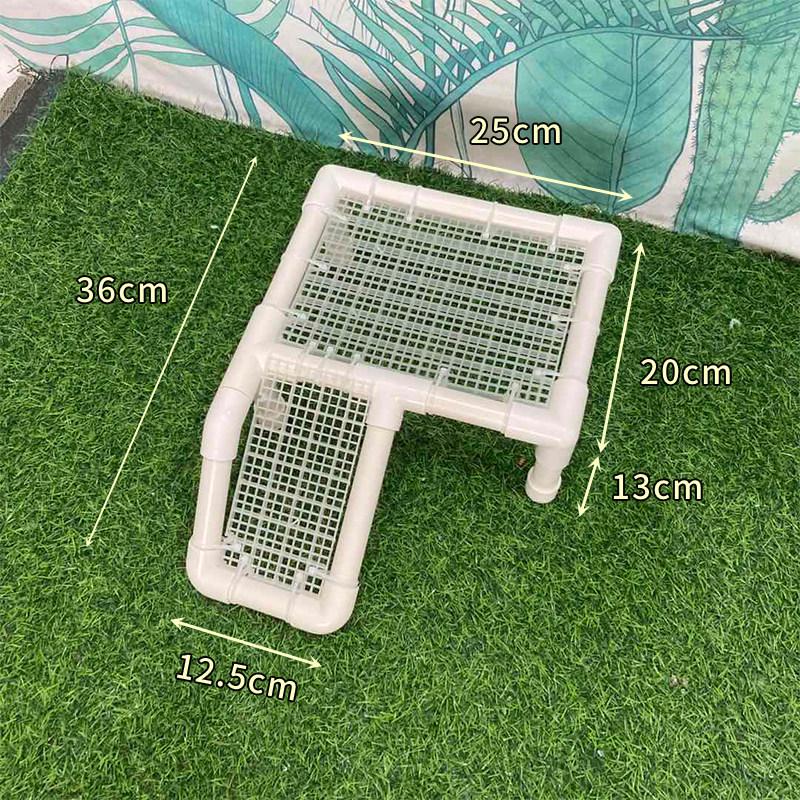 Turtle Sunbathing & Climbing Platform – Adjustable Handmade Floating Rest Area