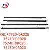 Soundproof Window Sealing Strip for 09-12 Toyota RAV4 European Model Exterior Trim 75710-0R020