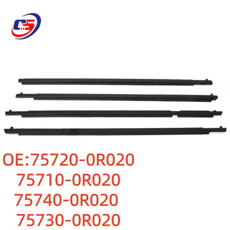 Soundproof Window Sealing Strip for 09-12 Toyota RAV4 European Model Exterior Trim 75710-0R020