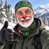 Winter Full Head Cover Christmas Face Print Ski Mask Realistic Balaclava for Men Cold Weather Women Windproof Cycling Riding Snowboarding