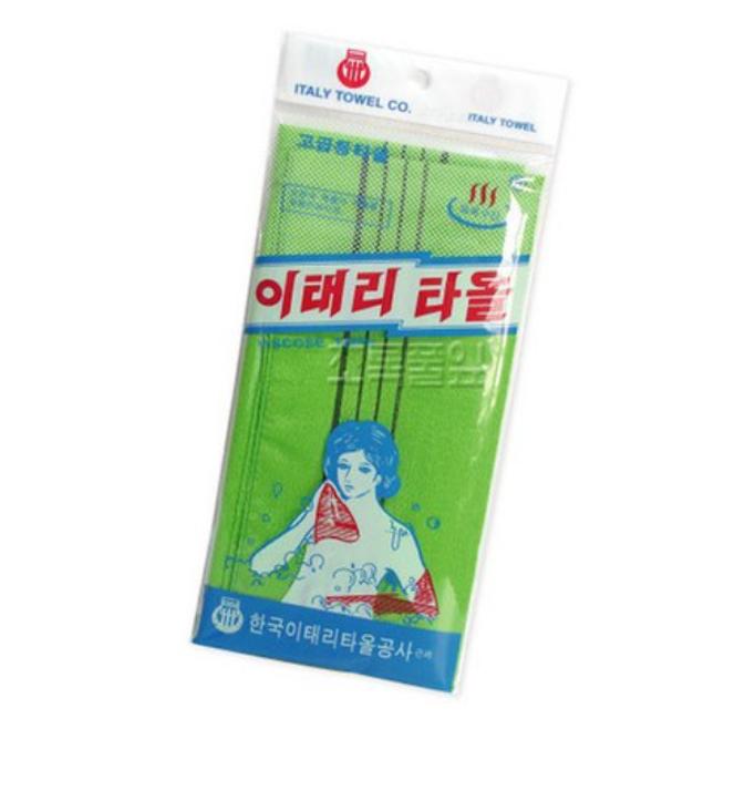 Korean Italy Towel Exfoliating Long Viscose Bath Back Washcloth Bath towel Long Type(1PCS)