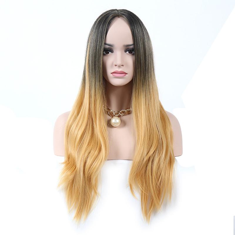 Luxurious Fashion Cosplay Hair Wig For Women With Long Straight And Curly Styles