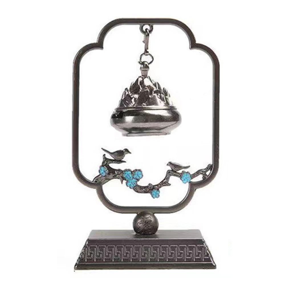 

Благовония из цинкового сплава в китайском стиле для ароматерапии в помещении, креативное сжигание благовоний, подарки 5