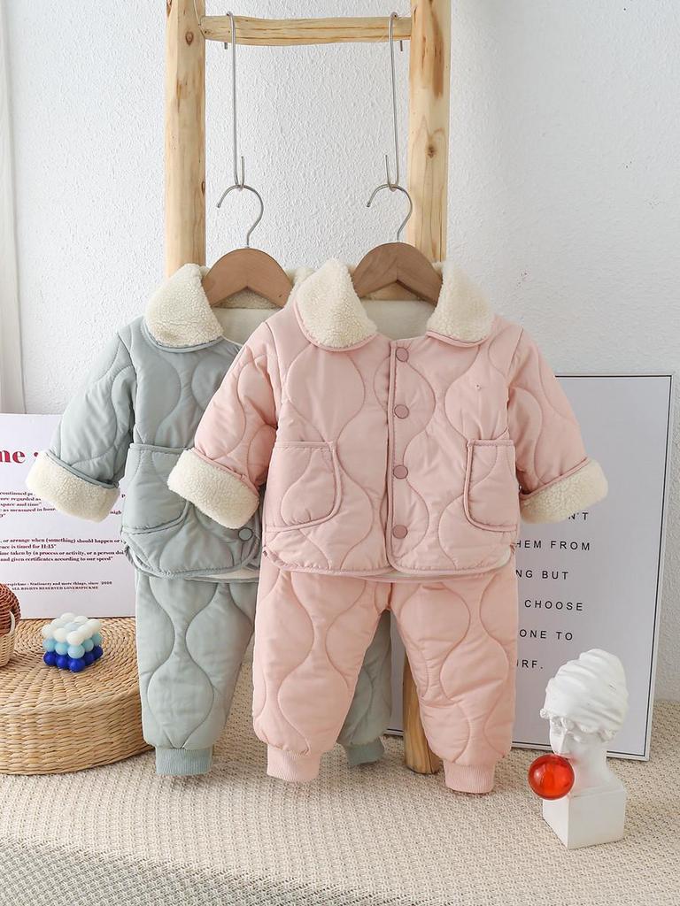 2023 Kinder Baumwollanzug mit Fleecefutter: Jungen & Mädchen Winter Prinzessin Jacke