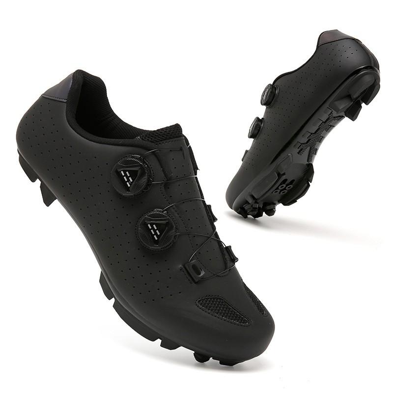 Unisex Cycling Shoes Road MTB Indoor Trainer Stiff Sole Non-Clipless Clipless Options Breathable Lightweight Ride Footwear