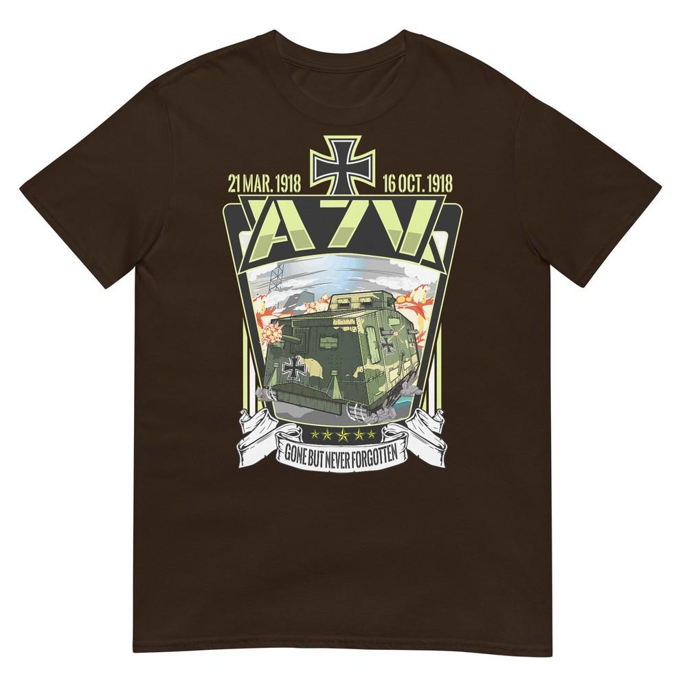 Ww1 World War Gerunisex Heavy A7v Tank Tshirt