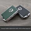 Genuine Leather Shell Keycase for Volvo XC60/S90/S60/XC40/XC90 Alloy Modification And Replacement Car Key Case