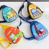 Engineering Cute Vehicle Pattern Shoulder Crossbody Chest Bag Kids Gift Outdoor