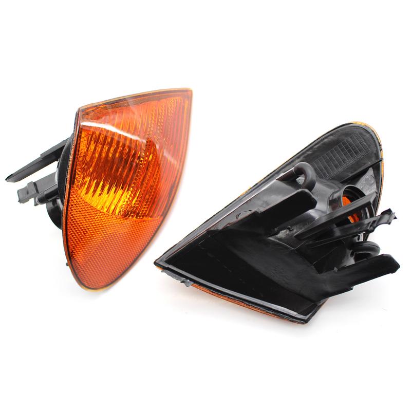 1 Pair Car Corner Turn Signal Light For BMW 3 Series E46 1999-2001 Signal Indicator Corner Lamp Car Turn Signal Lamp Yellow