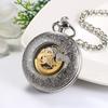 JEWELRYWE Pocket Watch Automatic Winding Mechanical Skeleton Analog Pendant Watch Pocket Watch Waterproof Antique Style Dragon Phoenix Chinese Style