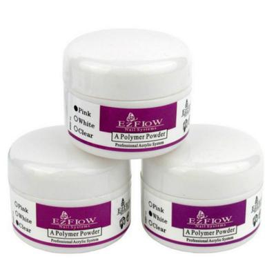 Professional Acrylic Powder Crystal Nail Art Tips Builder Transparent Powder
