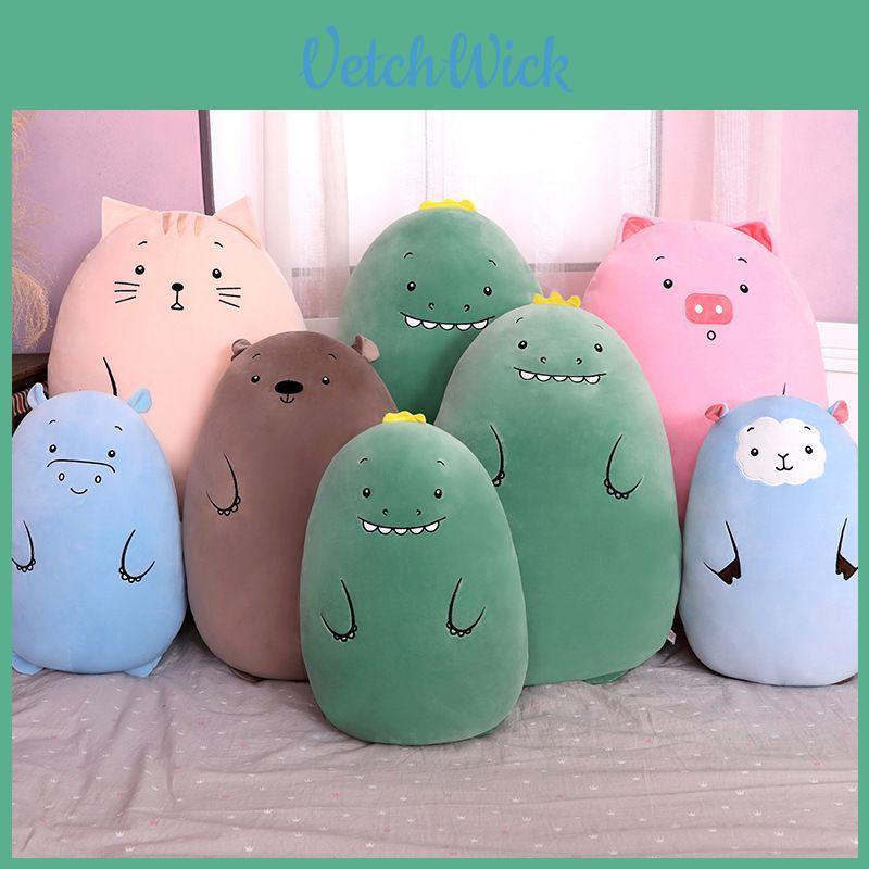 Adorable Plush Stuffed Toy Dinosaur Bear Pillow For Kids And Home Decor
