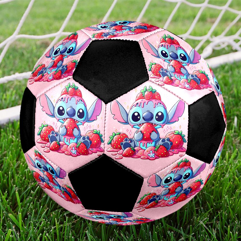Stitch Theme Size 5 Soccer Ball, Suitable for Both Indoor and Outdoor Matches, a Gift Suitable for Everyone.