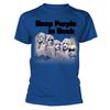 Deep Purple Rock Band Logo T-Shirt L Blau