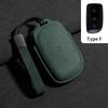 Suede Leather Car Key Case Cover for LYNK&CO LYNKCO Z20 Z10 LYNK CO 2024 Protection Cover Shell Keychain Holder Fob Accessories