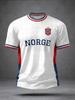 Norway Nordic Viking Graphic T Shirt Men Women 3D Print Heritage Pattern Short Sleeve Casual Tee Quick Dry Outdoor Summer Wear