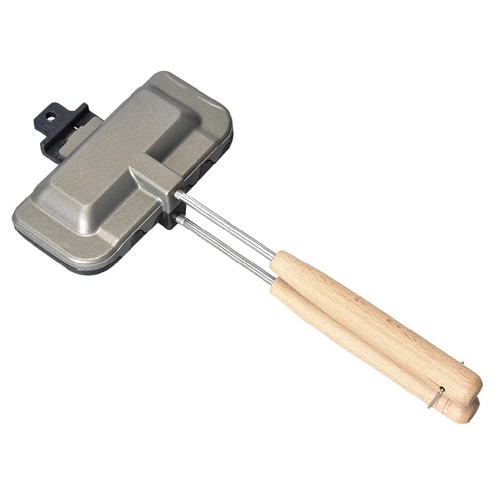 Double-Sided Sandwich Fry Pan Non-Stick Kitchen Toast Omelets Baking Tray High Temperature Resistant Applicable Gas Cooker