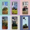 Farms Vehicles Tractors Soft Cover Case for Motorola Moto G13 G14 G53 G54 G62 G72 G82 G84 E13 E20 G42 G32 G23 G22 Phone Casing