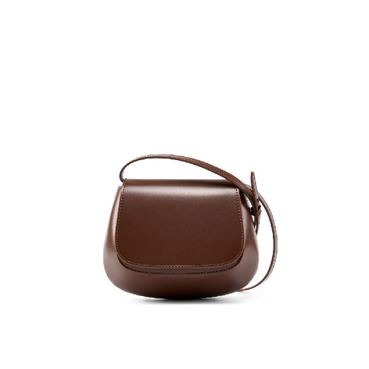 

Women s Bag New Fashion Single Shoulder Bag 2025 New Chestnut Bag Texture Retro Saddle Bag Crossbody Bag коричневий