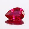 6-8 Ct Natural Burma Red Ruby Pear Cut Beautiful Certified Loose Gemstone