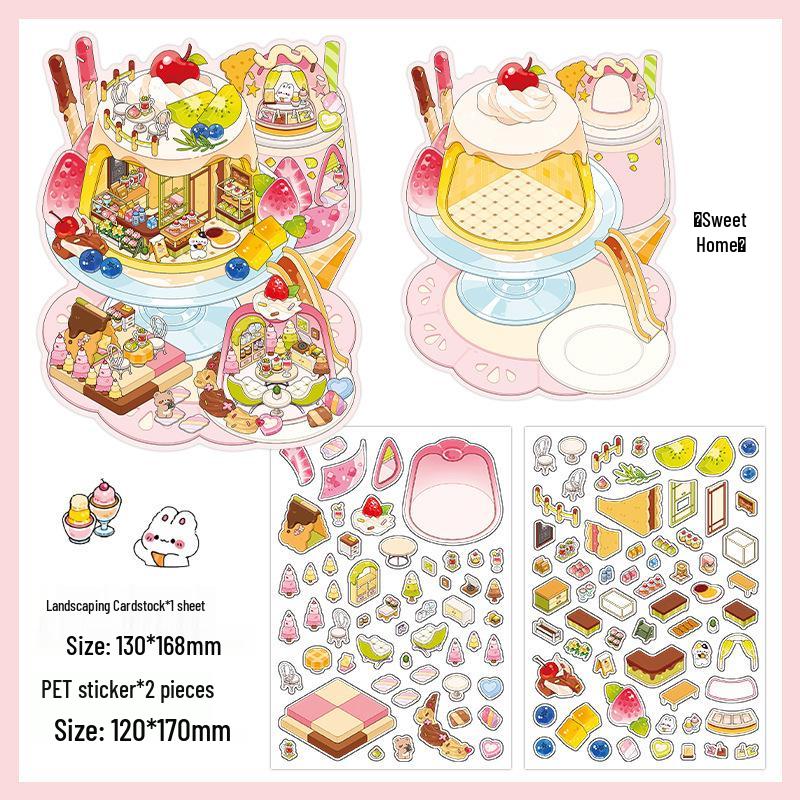 Ink Words Landscaping 3D Stickers: Infeel.Me 20th Edition DIY Fun