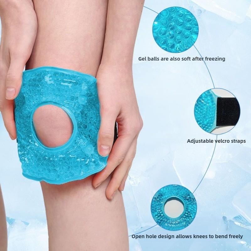 Reusable Hot Cold Gel Ice Pack Wrap For Knee Ankle Shoulder Head Injuries Sports Recovery Therapy