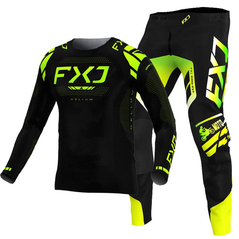 Zestaw motocrossowy dla dzieci 4 5 6 7 8 9 10 11 12 13 lat Młodzież Dziecko Motocykl Chłopiec Dziewczynka Jersey Spodnie Zestawy kombinezon wyścigowy Off-road Enduro MX MTB