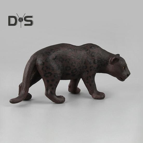 1/5Pcs PVC Leopard Model Realistic Roaring Walking Leopard Figurine Statue Sculpture Desktop Decoration Ornament Kids Educational Wild Animal Toy