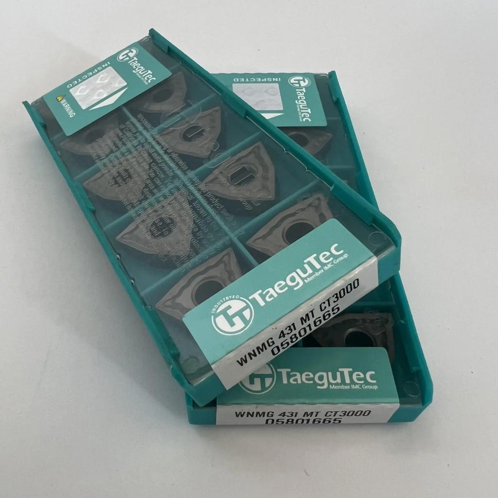 TaeguTec / WNMG 080404MT CT3000 /Original genuine CNC alloy blade 10 PCS