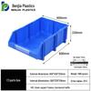 Large Wall-Mounted Plastic Screw Organizer with Compartments