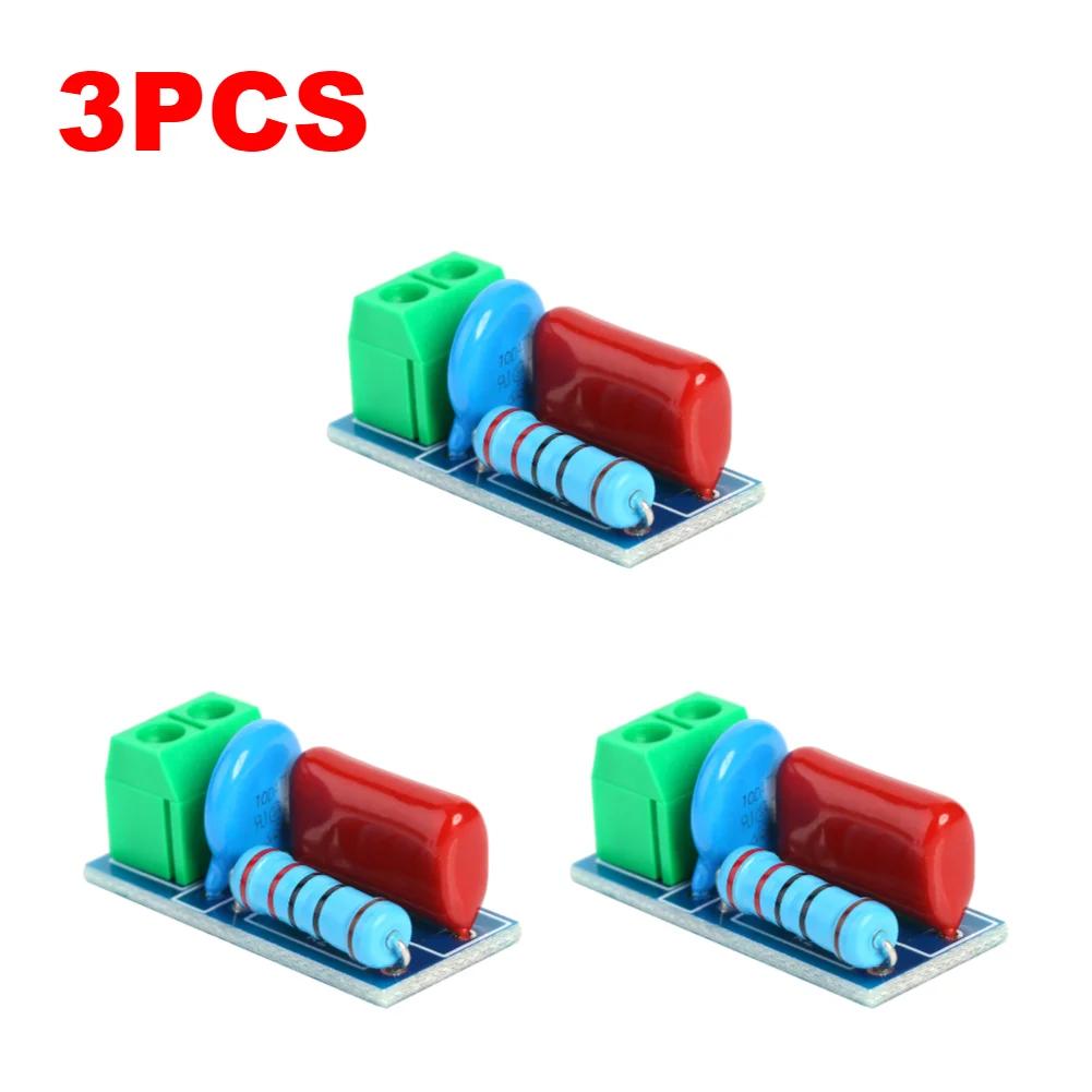 RC Absorption Circuit Module Relay Contact Protection Resistance Surge AC/DC 5V-400V Snubber Board Anti-interference Module